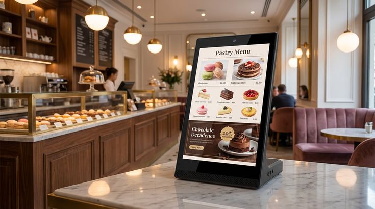 Menus digitaux avec QR code